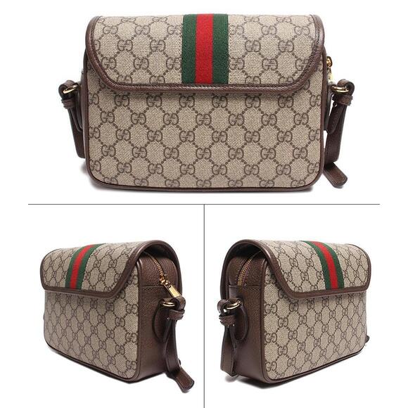 Gucci Handbags - Gucci Supreme GG Ophidia Shoulder leather Bag